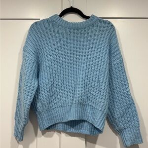 Blue Women's Crew Neck Sweater